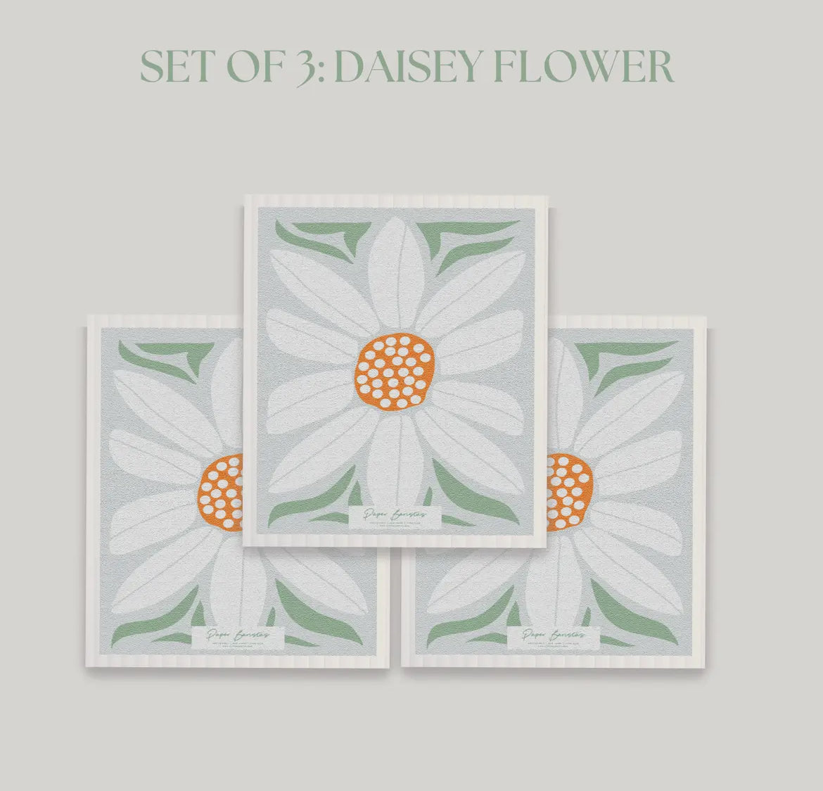 Swedish reusable daisy Dishcloths-3 pack